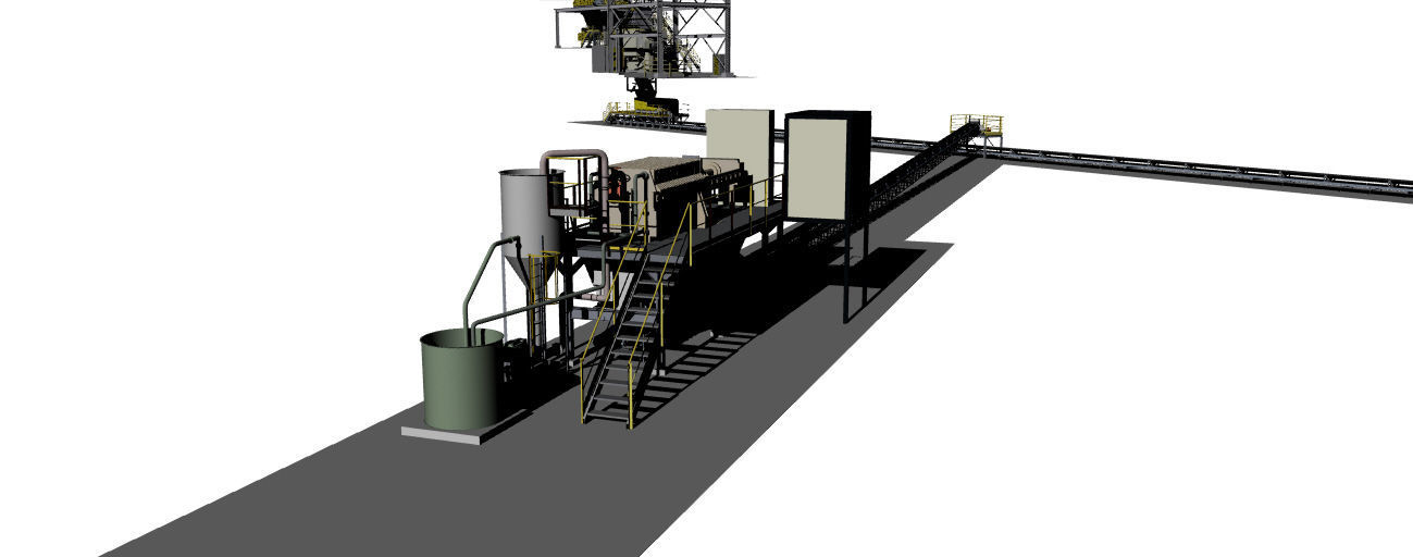 Complete underground mine installation 3D model_4