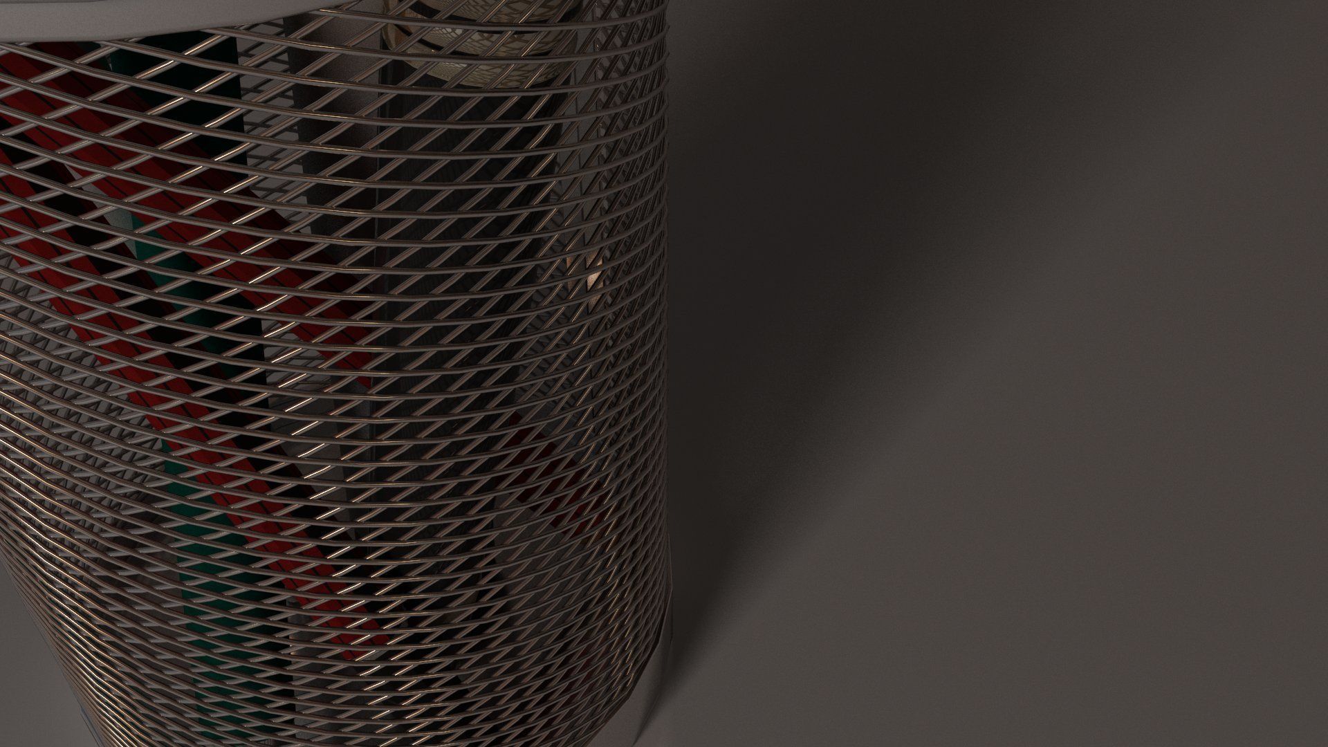 Study Table Lamp with Books and Pen Holder 3D model_90