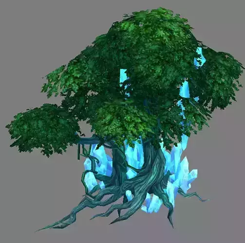 Game Model Arena - grass flowers trees 01 01