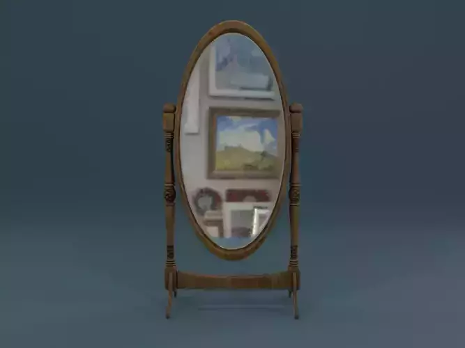 Medieval Cheval Mirror
