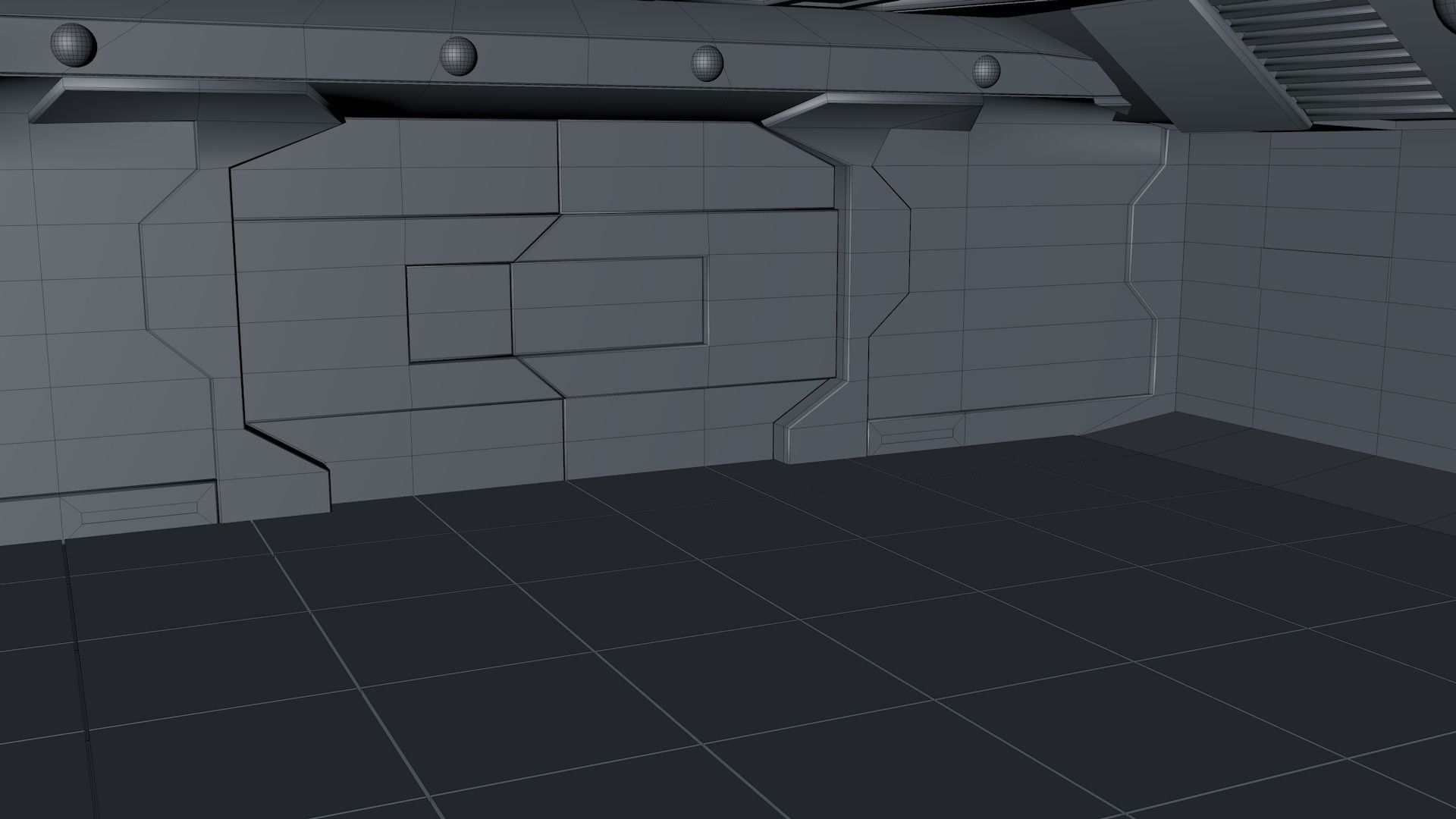 Sci Fi Room 3D model_8