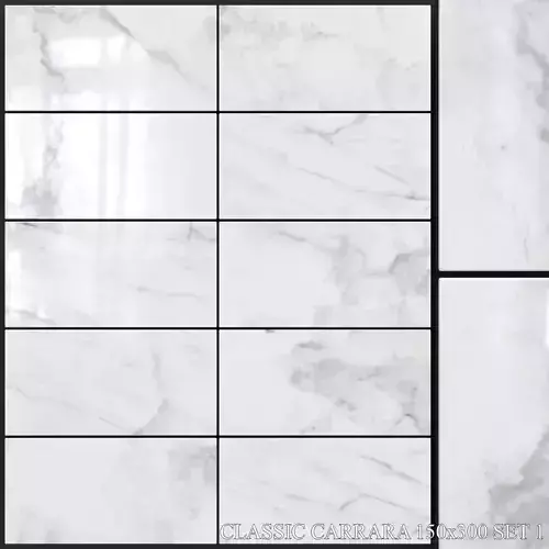 Yurtbay Seramik Classic Carrara 150x300 Set 1