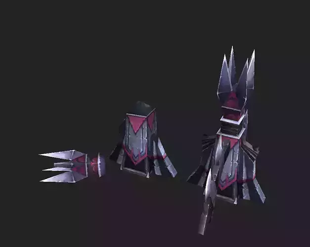 Game Model Arena - inferno cell wall 01