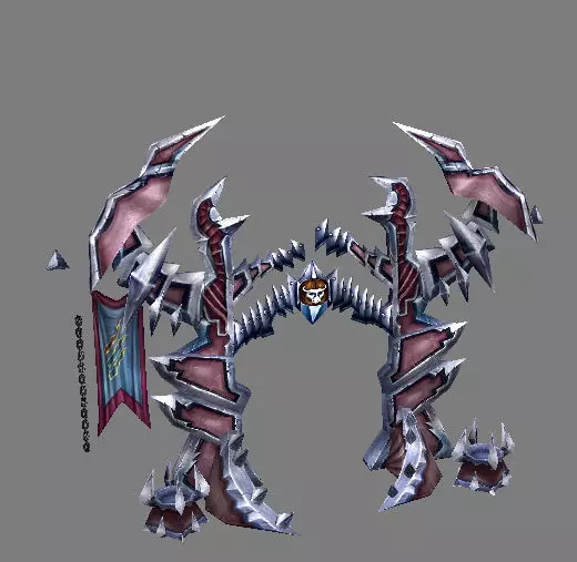 Game Model Arena - inferno gate  mine - large  01 3D model_0