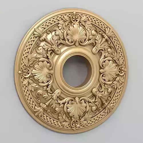 Round rosette 024 3D model