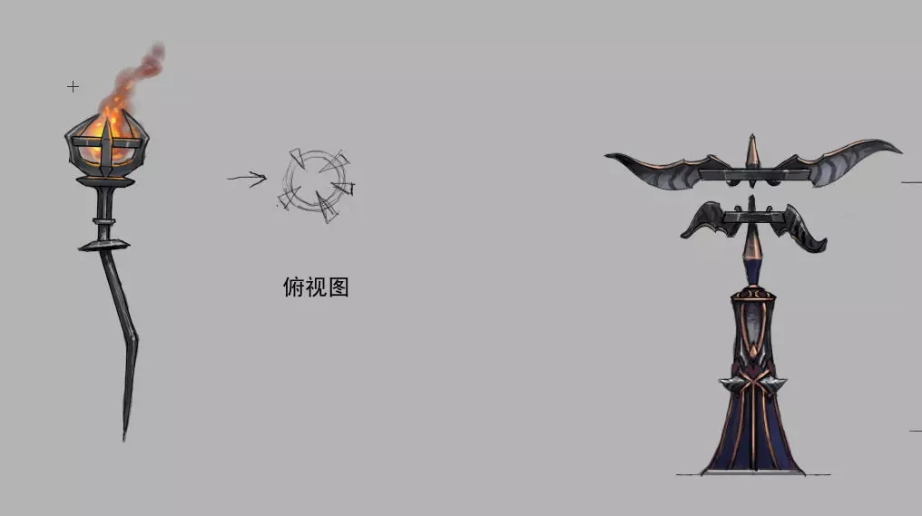 Game Model Arena - inferno signpost 01 3D model_0