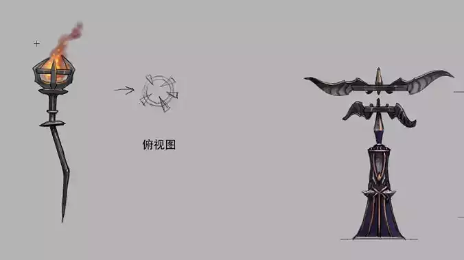 Game Model Arena - inferno signpost 01