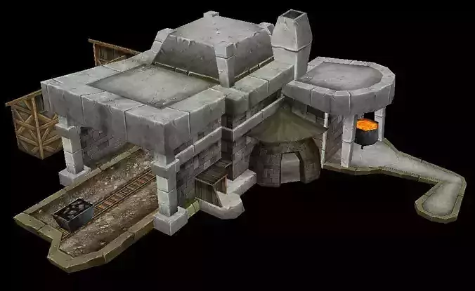 Game Model Arena - iron ore field 02 01