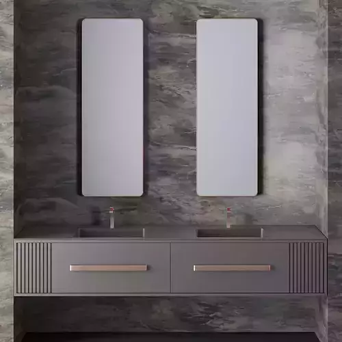 Bathroom Furniture Set  3D model