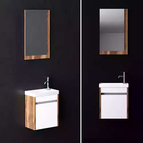 Modern Slim Bathroom Cabinet 