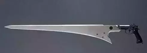 Seifer Hyperion Gunblade from Final Fantasy VIII 3D print model