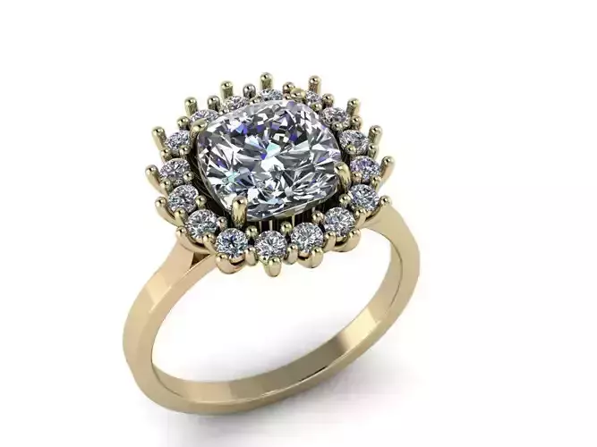 Jewelry Ring Cushion Square 8mm