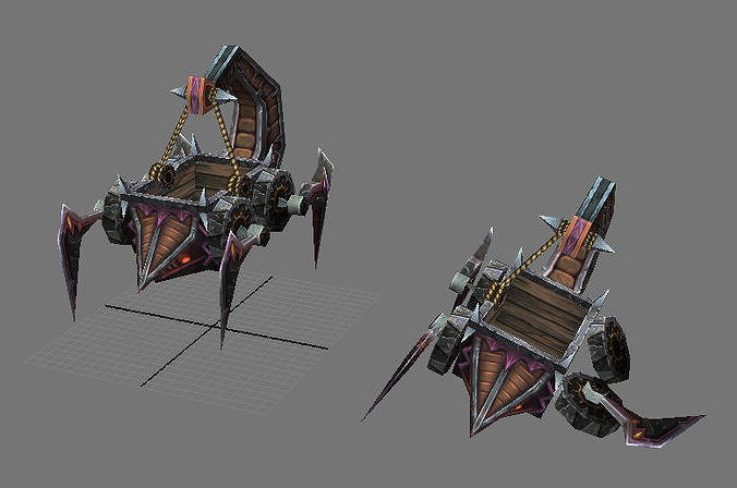 Game Model Arena - robot miners  inferno 01 3D model
