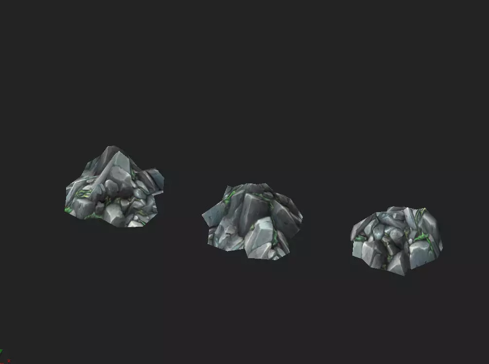 Game Model Arena - rubble 01 3D model_0