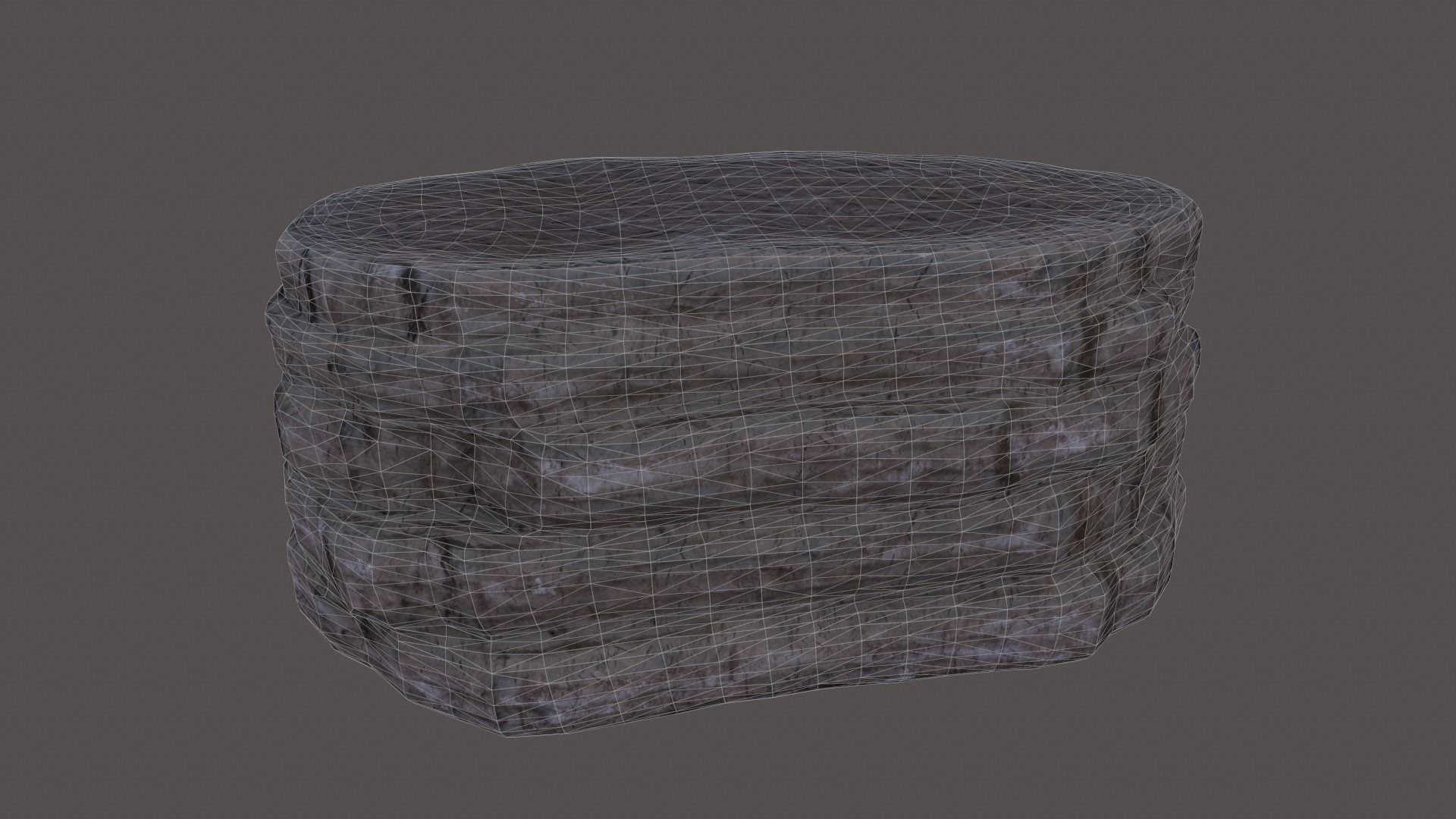 Desert Rocks Low-poly 3D model_4