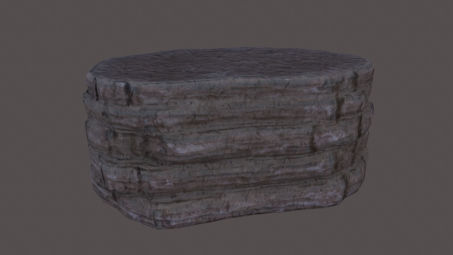 Desert Rocks Low-poly 3D model_3