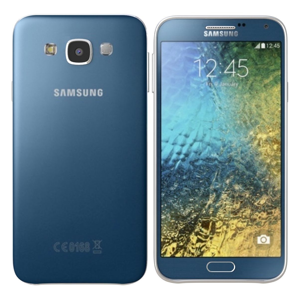 Samsung galaxy e5 blue 3D model_2