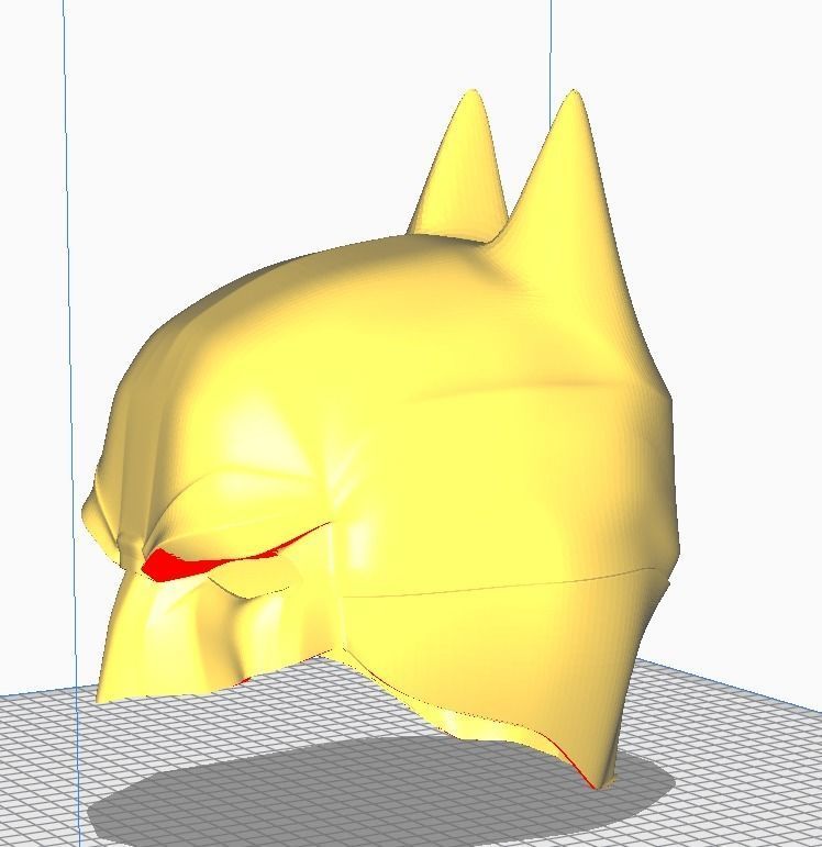 Batman Helmet Arkham and Dawn of Justice Inspired 3D print model_9
