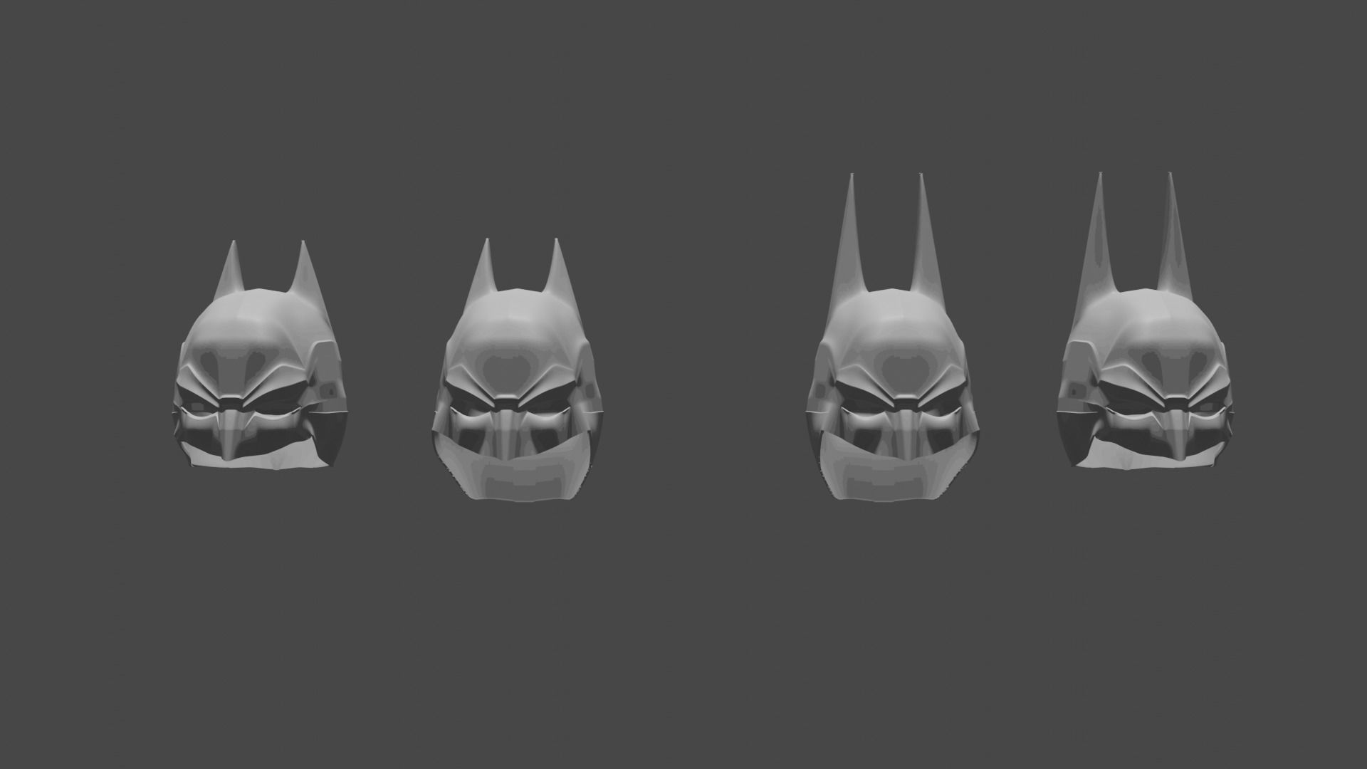Batman Helmet Arkham and Dawn of Justice Inspired 3D print model_4