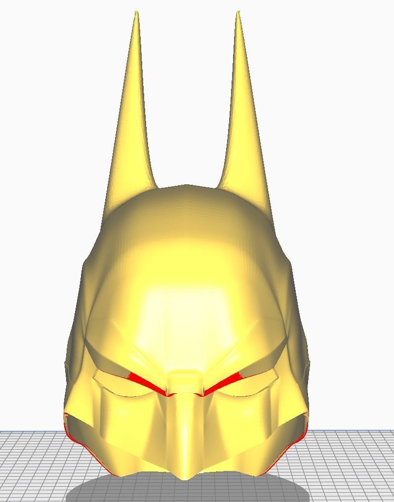 Batman Helmet Arkham and Dawn of Justice Inspired 3D print model_7