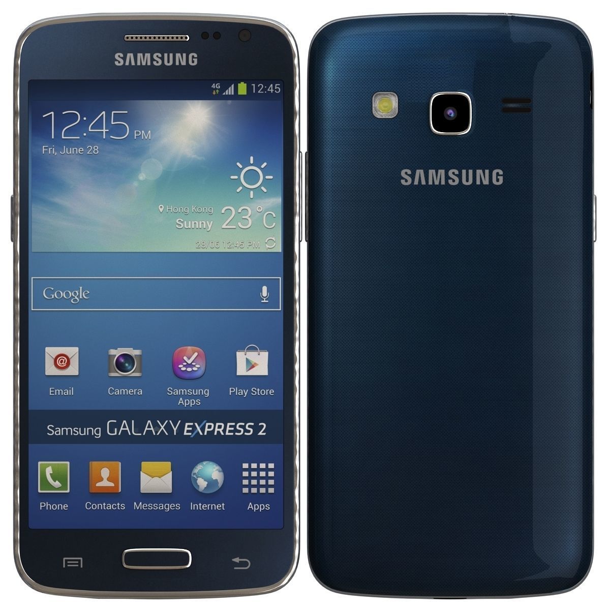 Samsung galaxy express 2 all color 3D model_2
