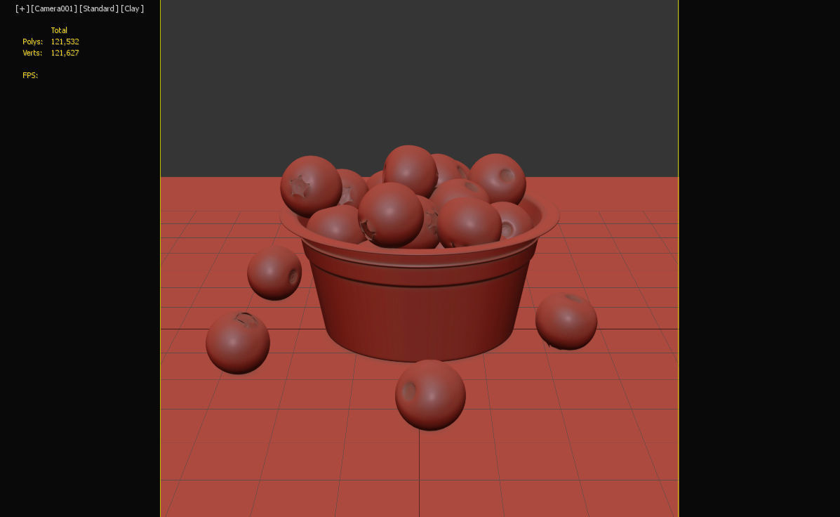 Blueberry 3D model_2