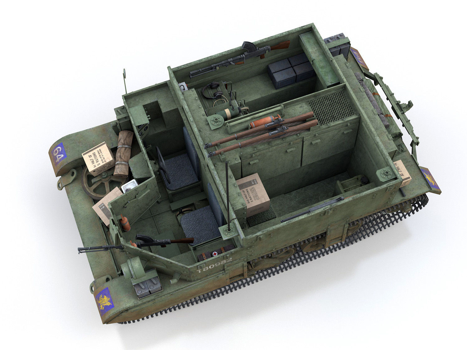 Bren Gun Carrier - BUC - T80982 3D model_5