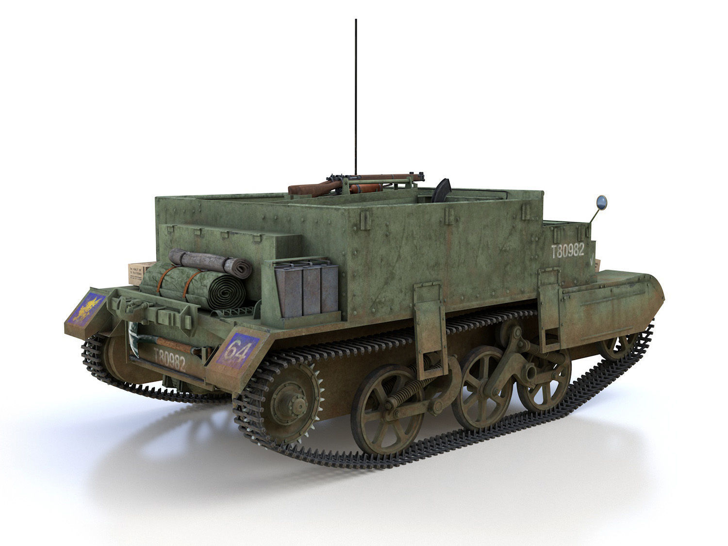 Bren Gun Carrier - BUC - T80982 3D model_7