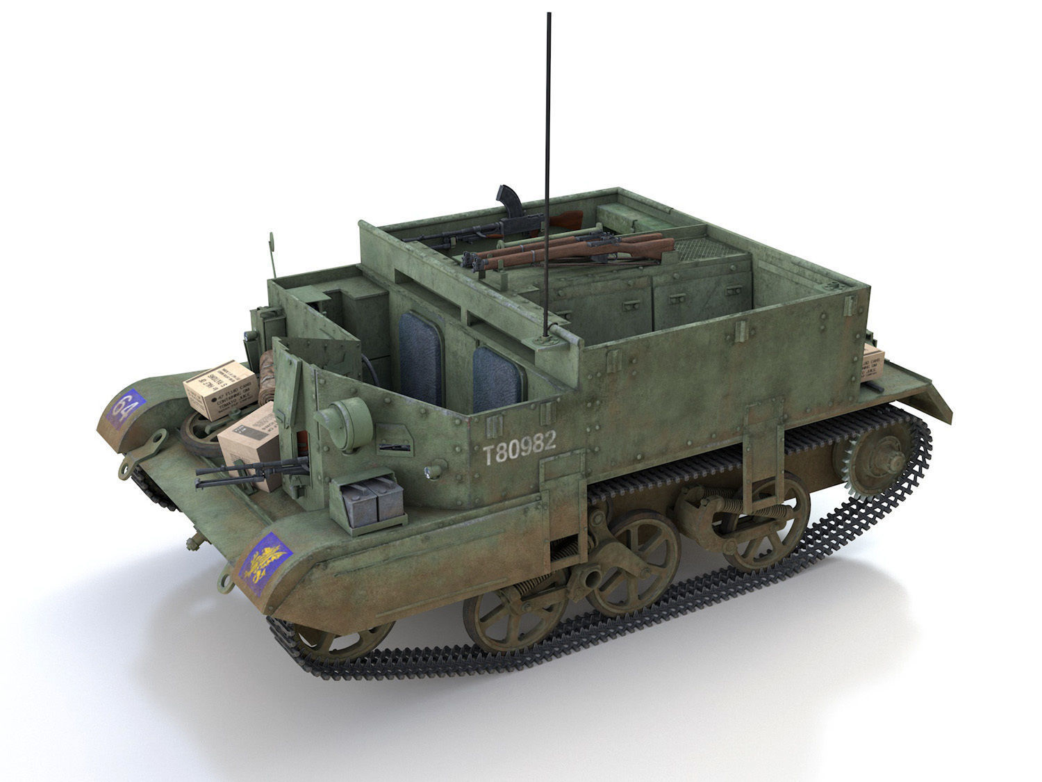 Bren Gun Carrier - BUC - T80982 3D model_2