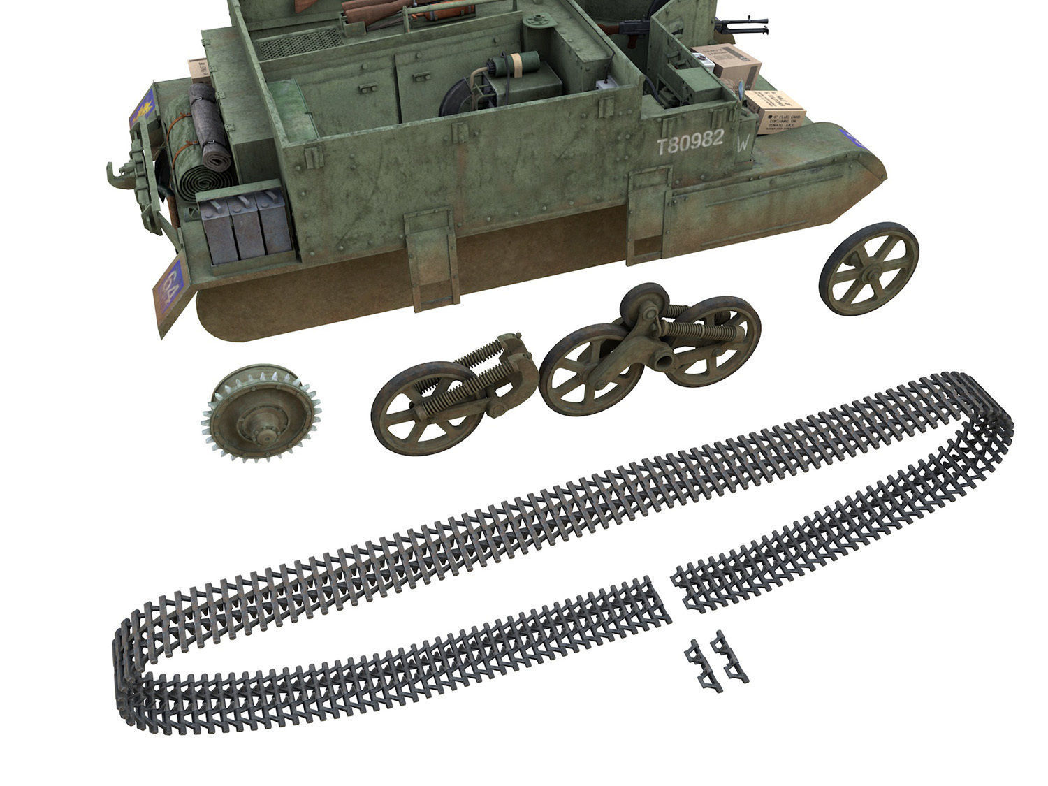 Bren Gun Carrier - BUC - T80982 3D model_11