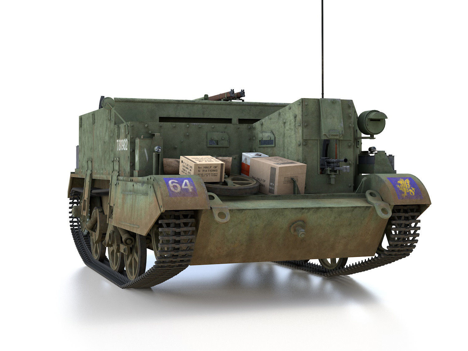 Bren Gun Carrier - BUC - T80982 3D model_9