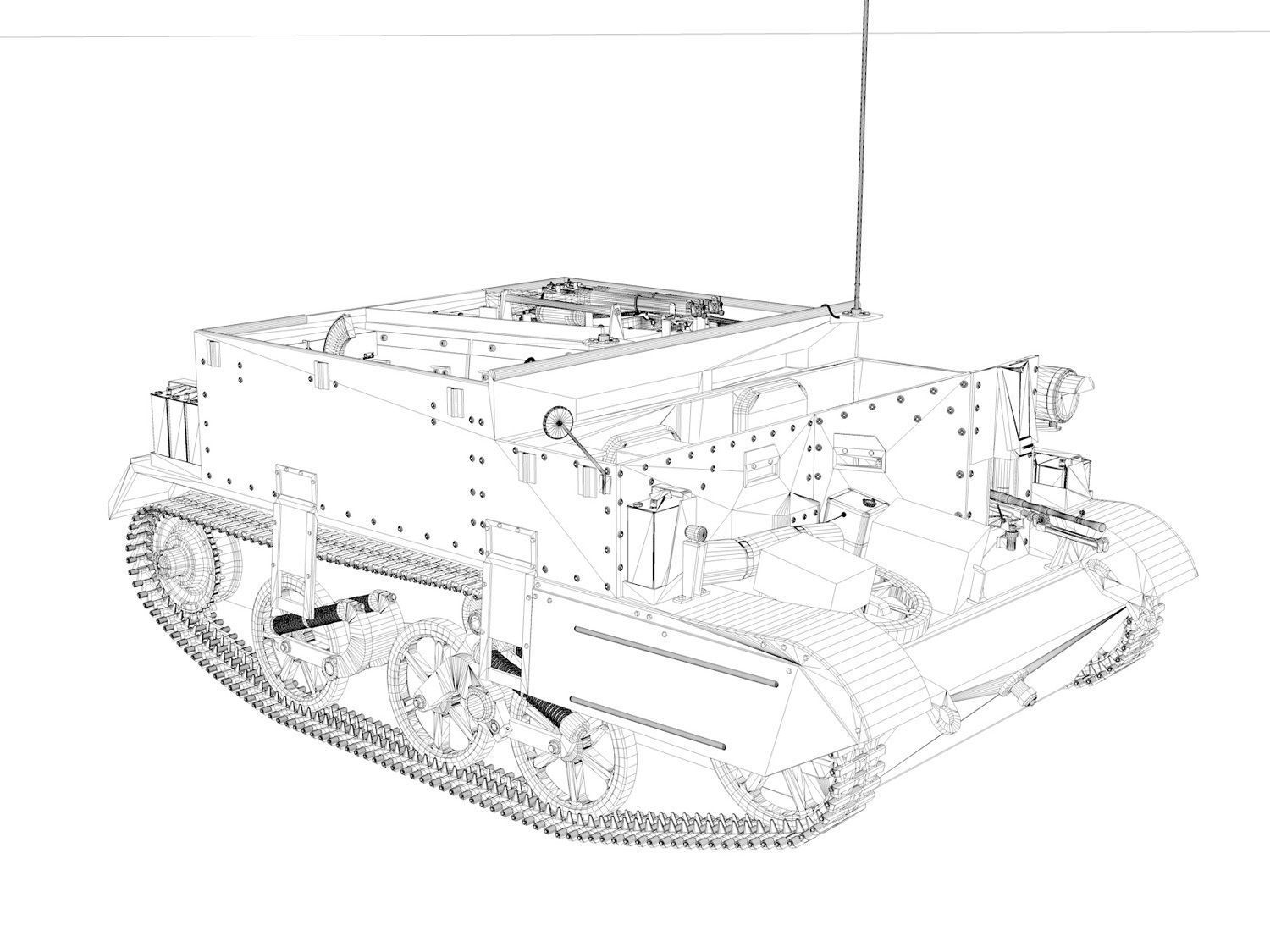 Bren Gun Carrier - BUC - T80982 3D model_12