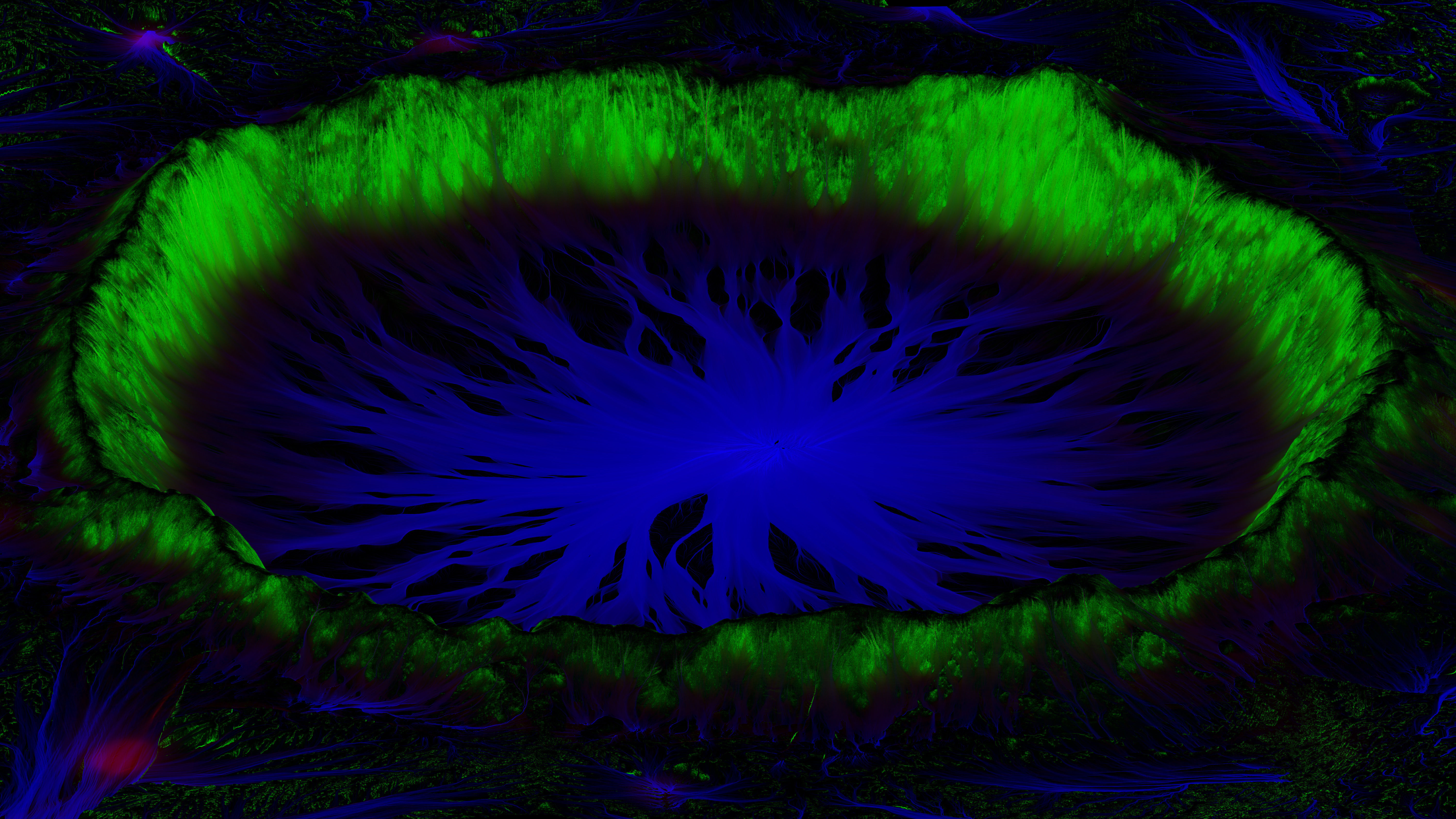 Mars Crater 8k realistic render Vray 3D model_4