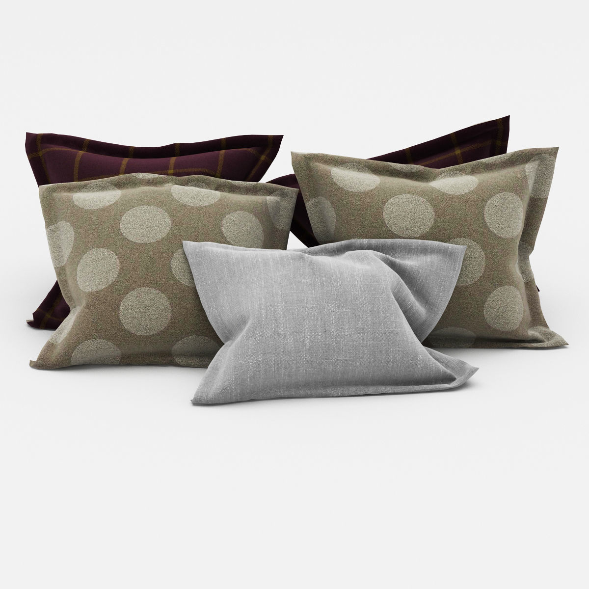 Pillows collection 67 3D model_9