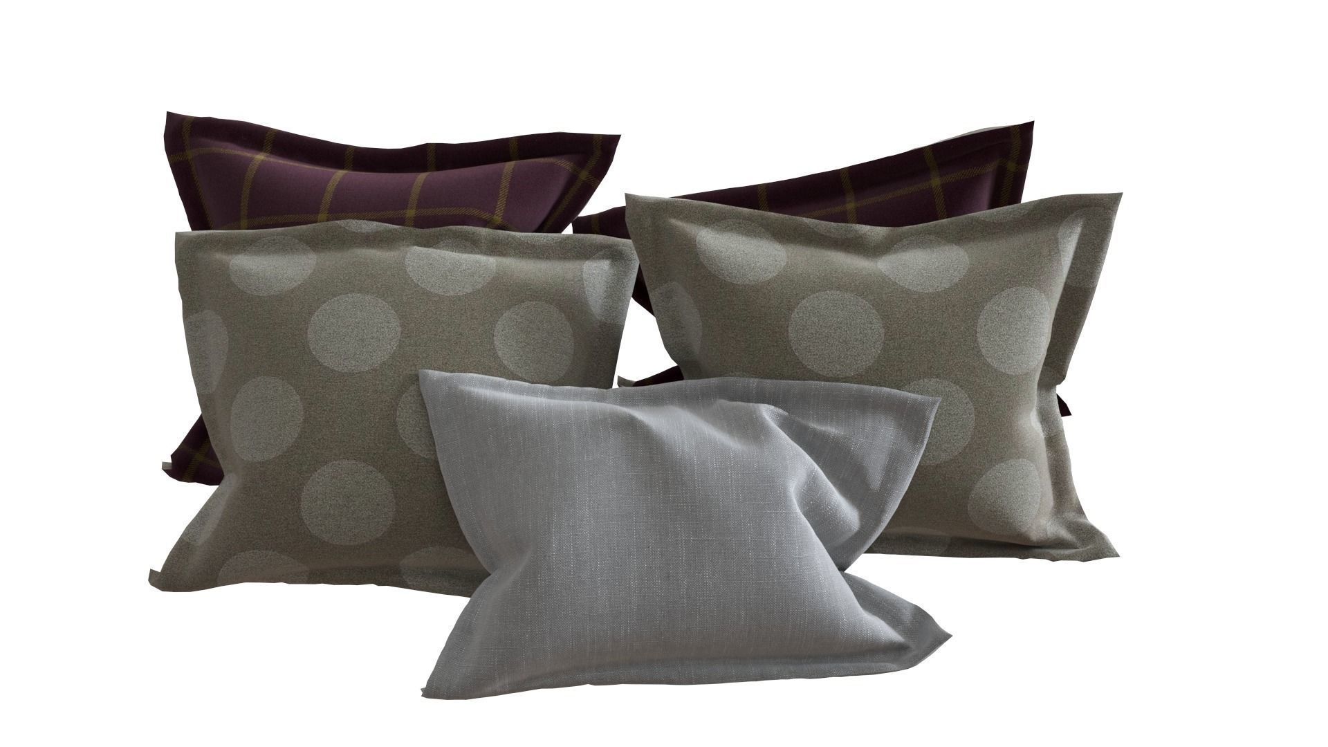 Pillows collection 67 3D model_5