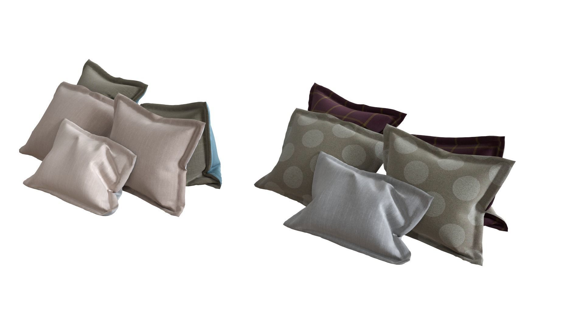 Pillows collection 67 3D model_2