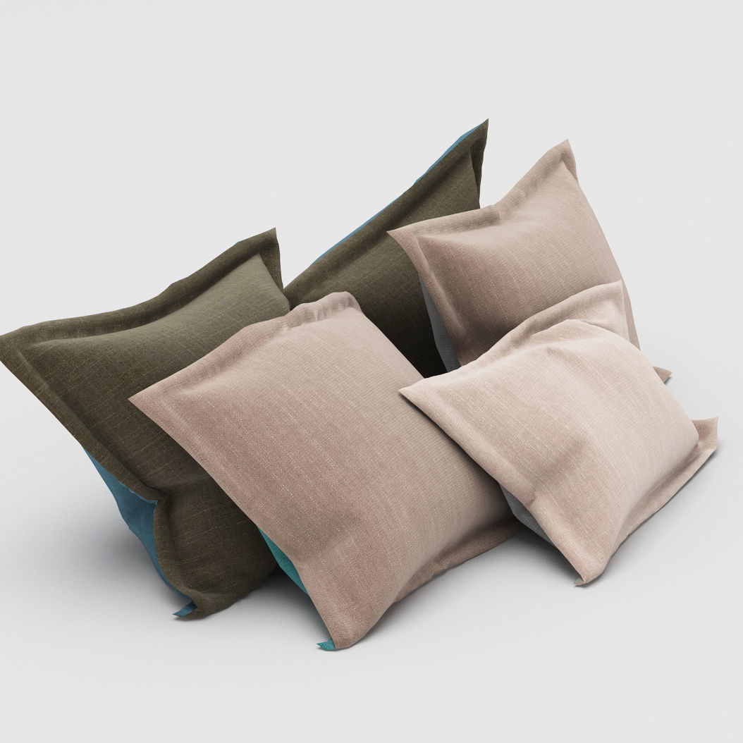 Pillows collection 67 3D model_14