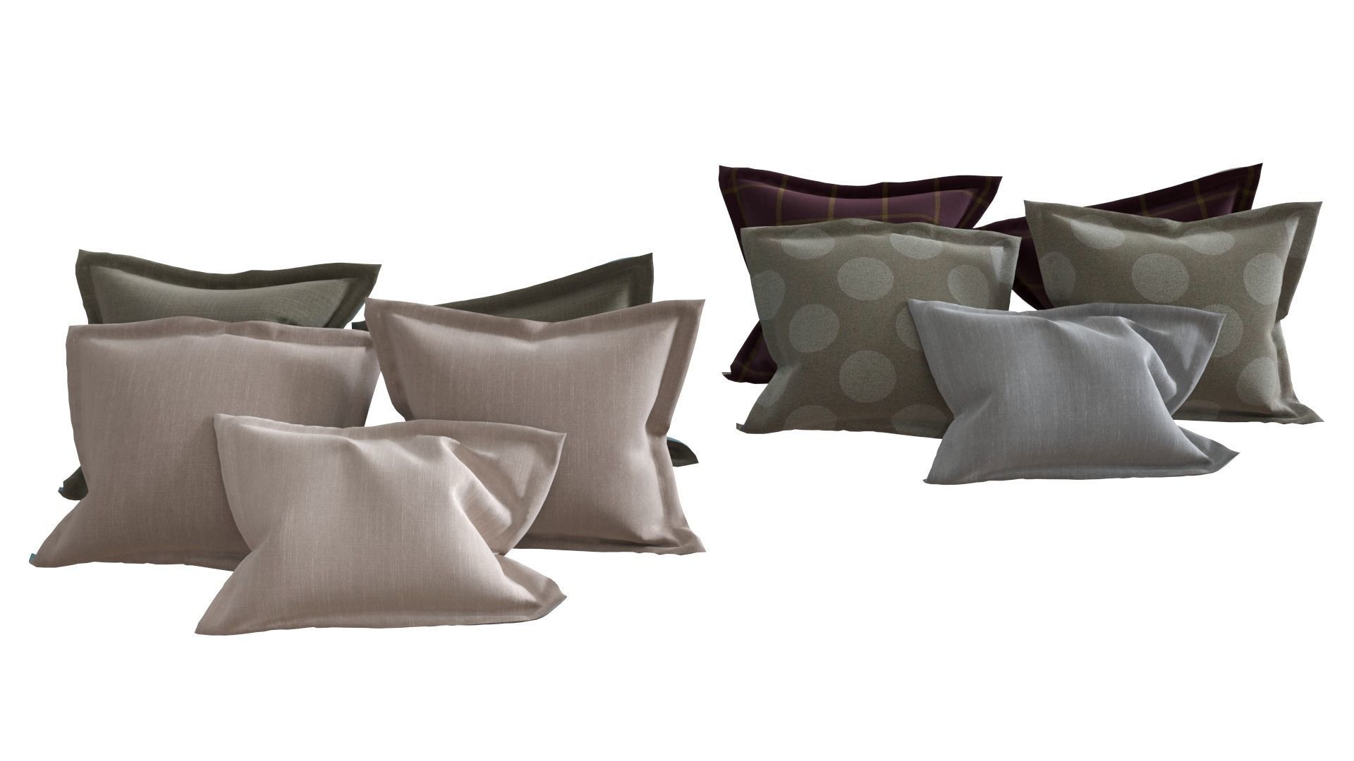 Pillows collection 67 3D model_3