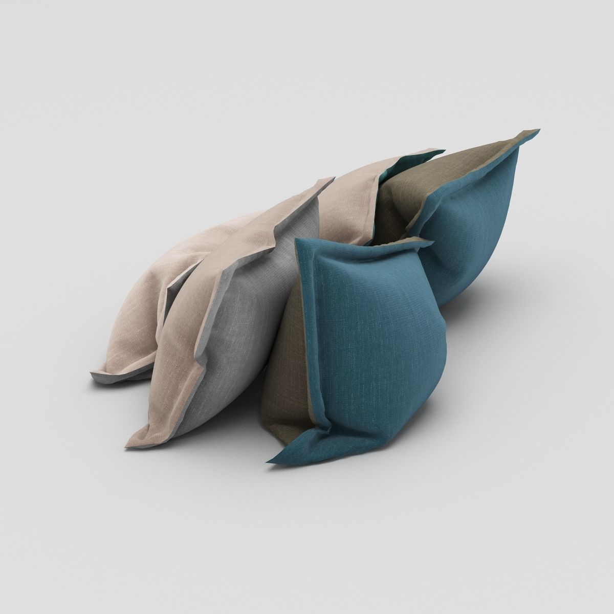 Pillows collection 67 3D model_12