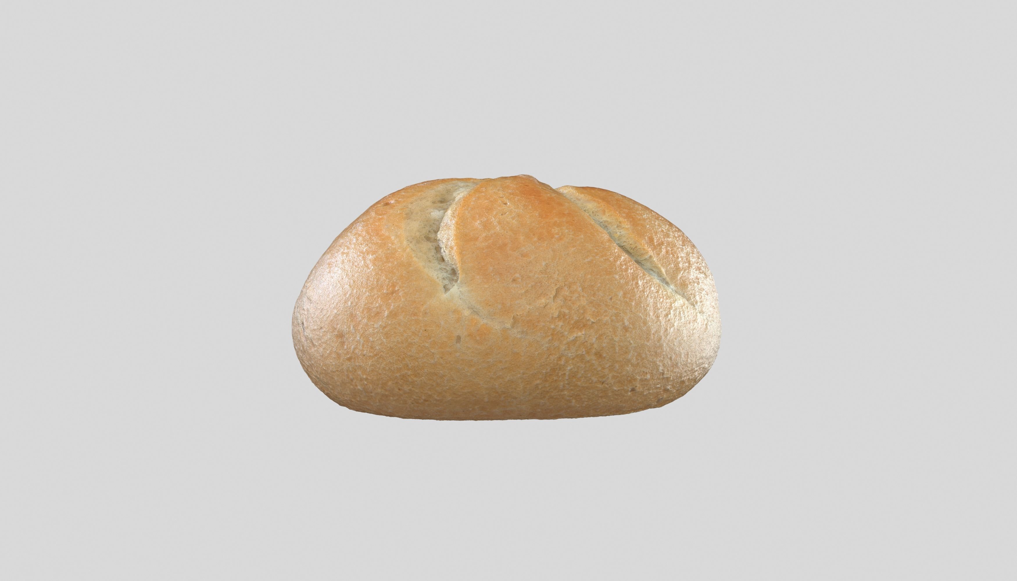 Bread Kaiser  3D Model Photoscan Low-poly 3D model_8