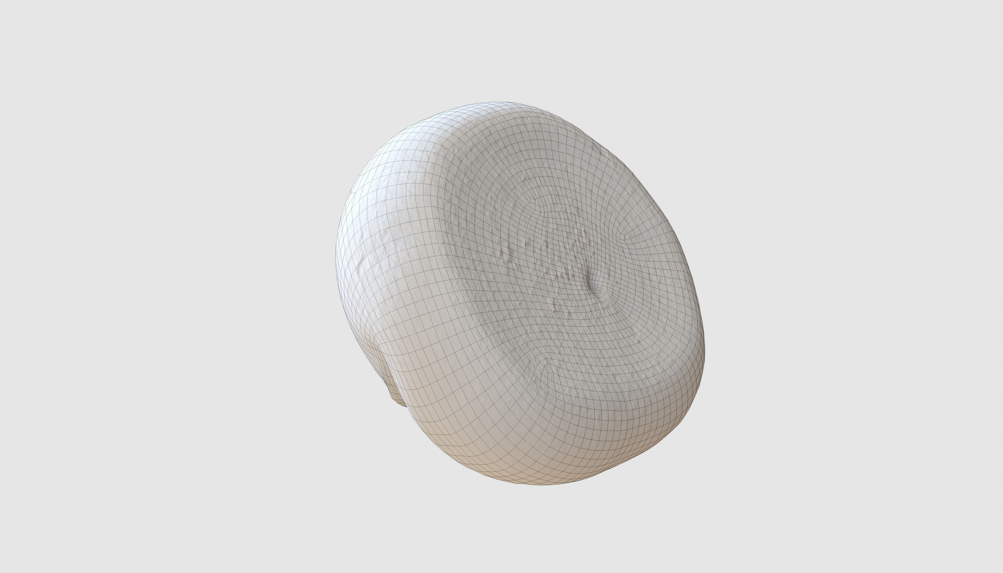 Bread Kaiser  3D Model Photoscan Low-poly 3D model_10