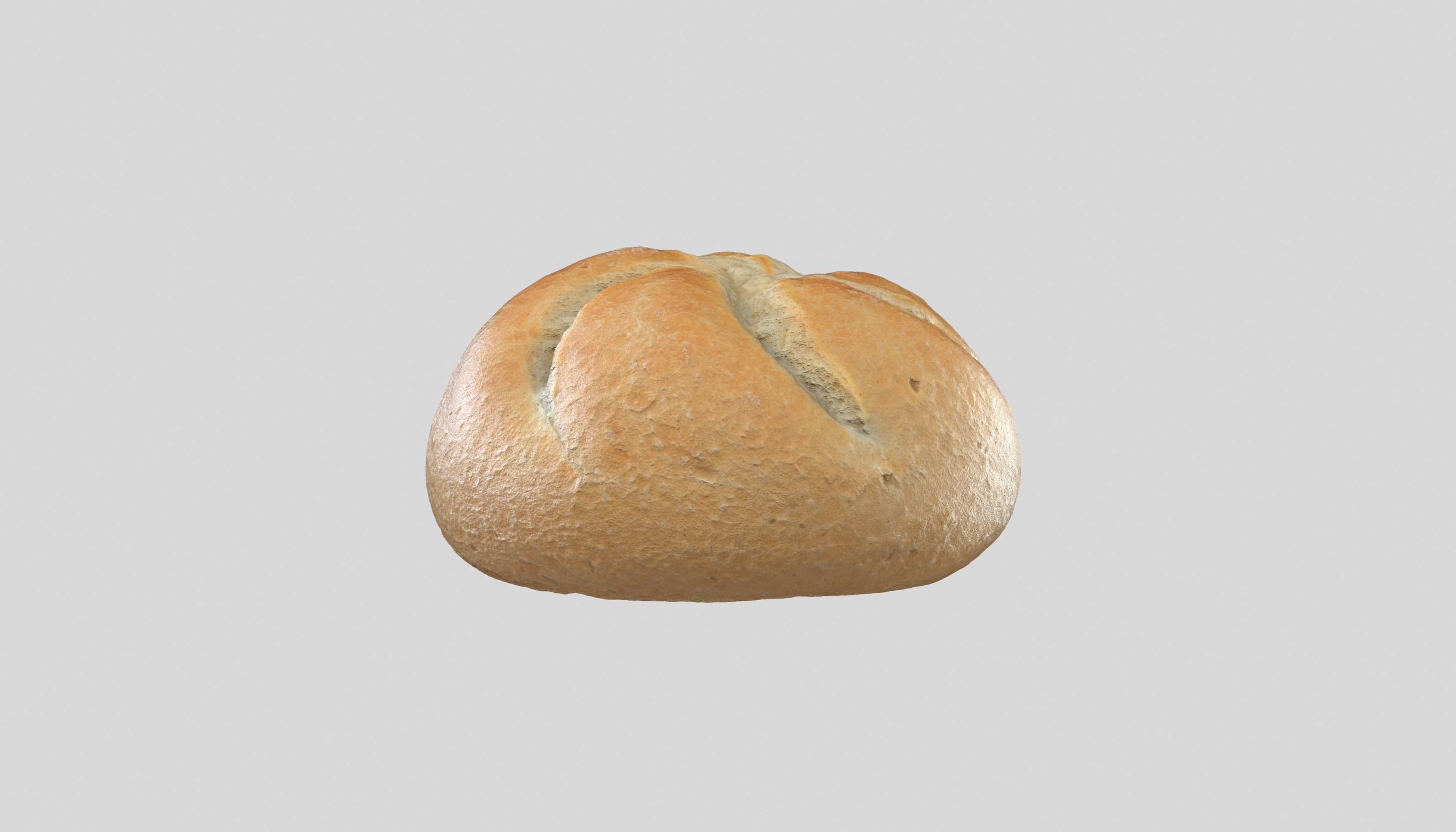 Bread Kaiser  3D Model Photoscan Low-poly 3D model_9