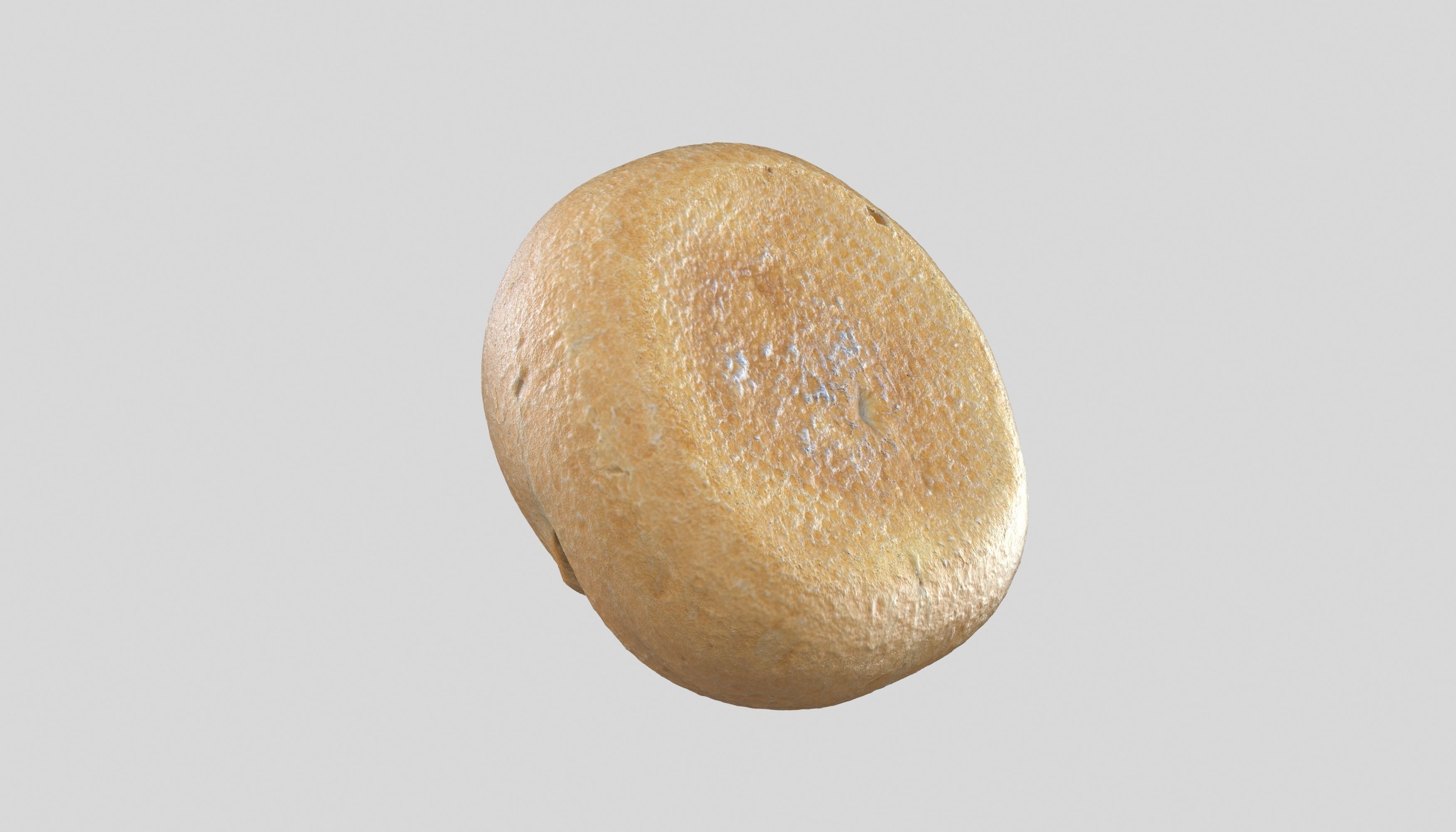 Bread Kaiser  3D Model Photoscan Low-poly 3D model_3