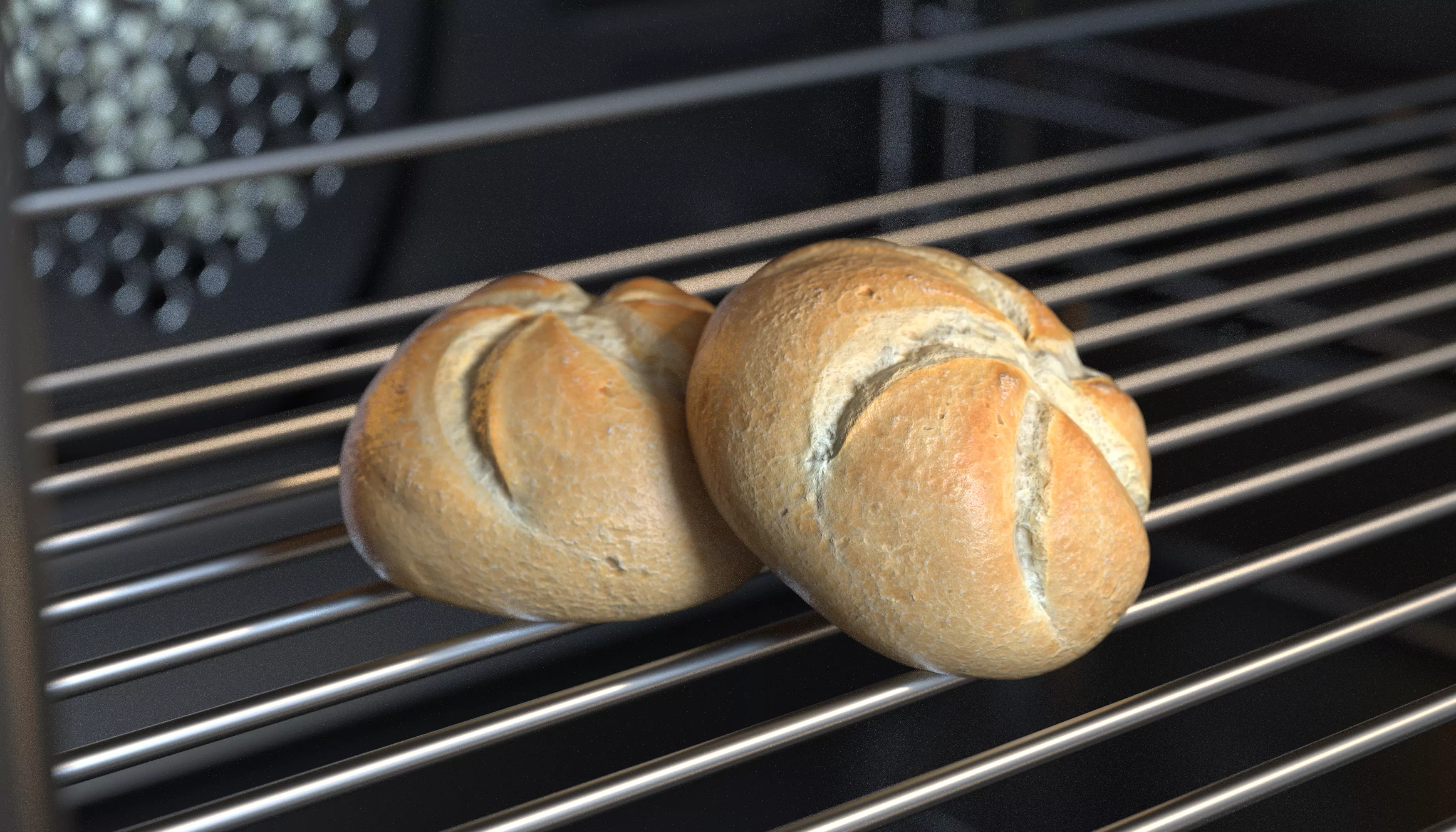 Bread Kaiser  3D Model Photoscan Low-poly 3D model_0