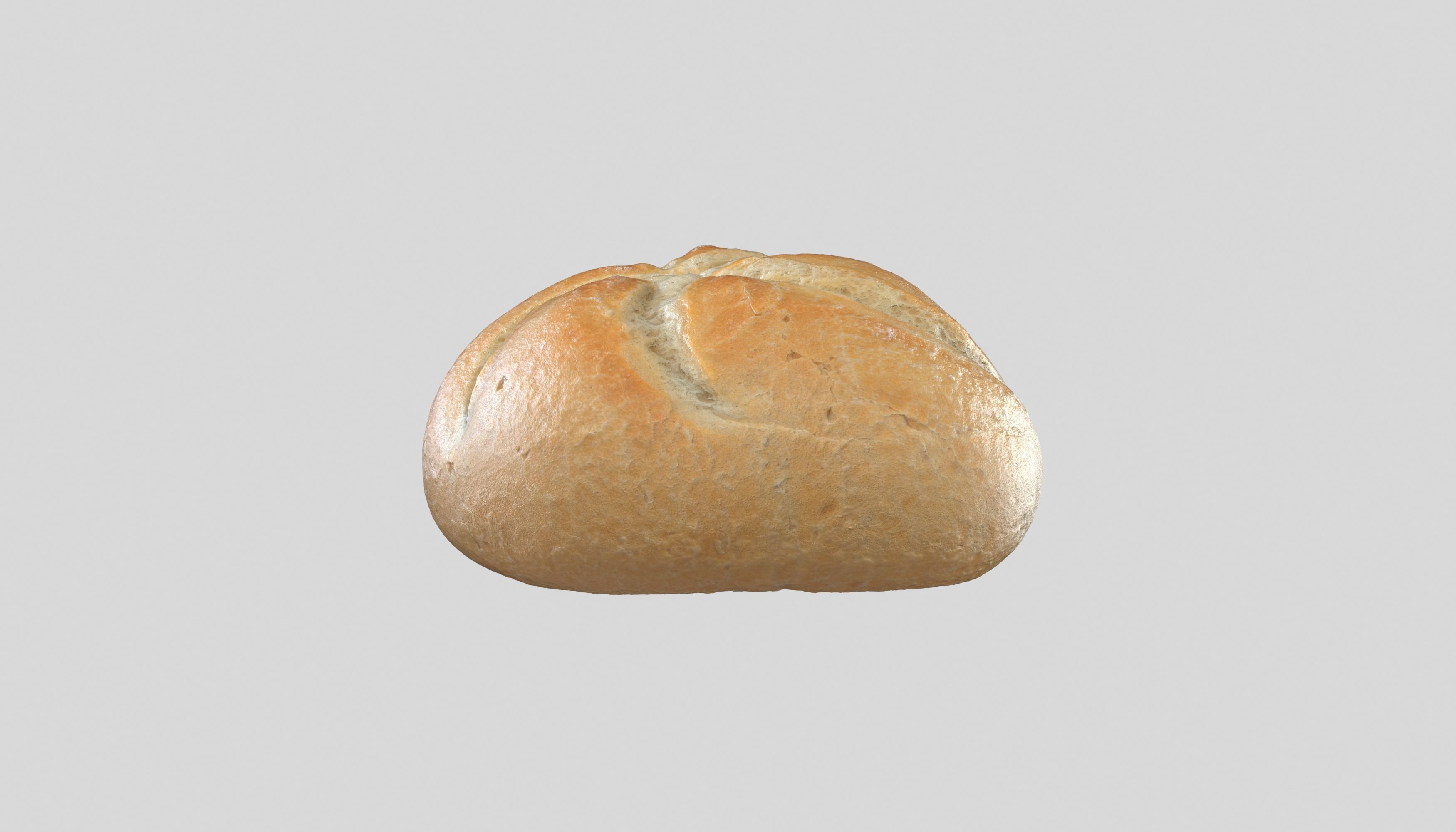 Bread Kaiser  3D Model Photoscan Low-poly 3D model_6