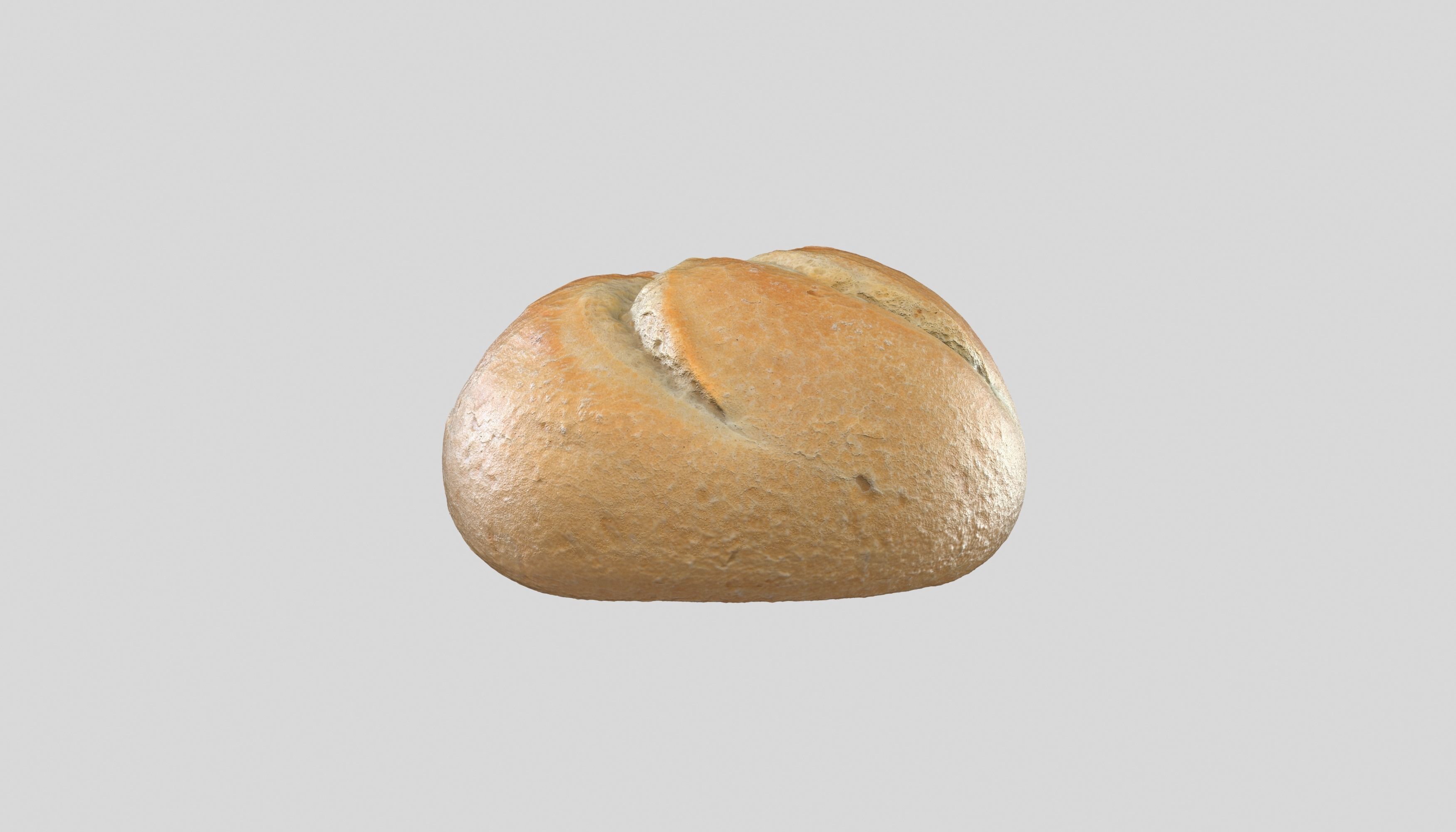 Bread Kaiser  3D Model Photoscan Low-poly 3D model_7