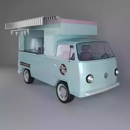 Food truck 3D model