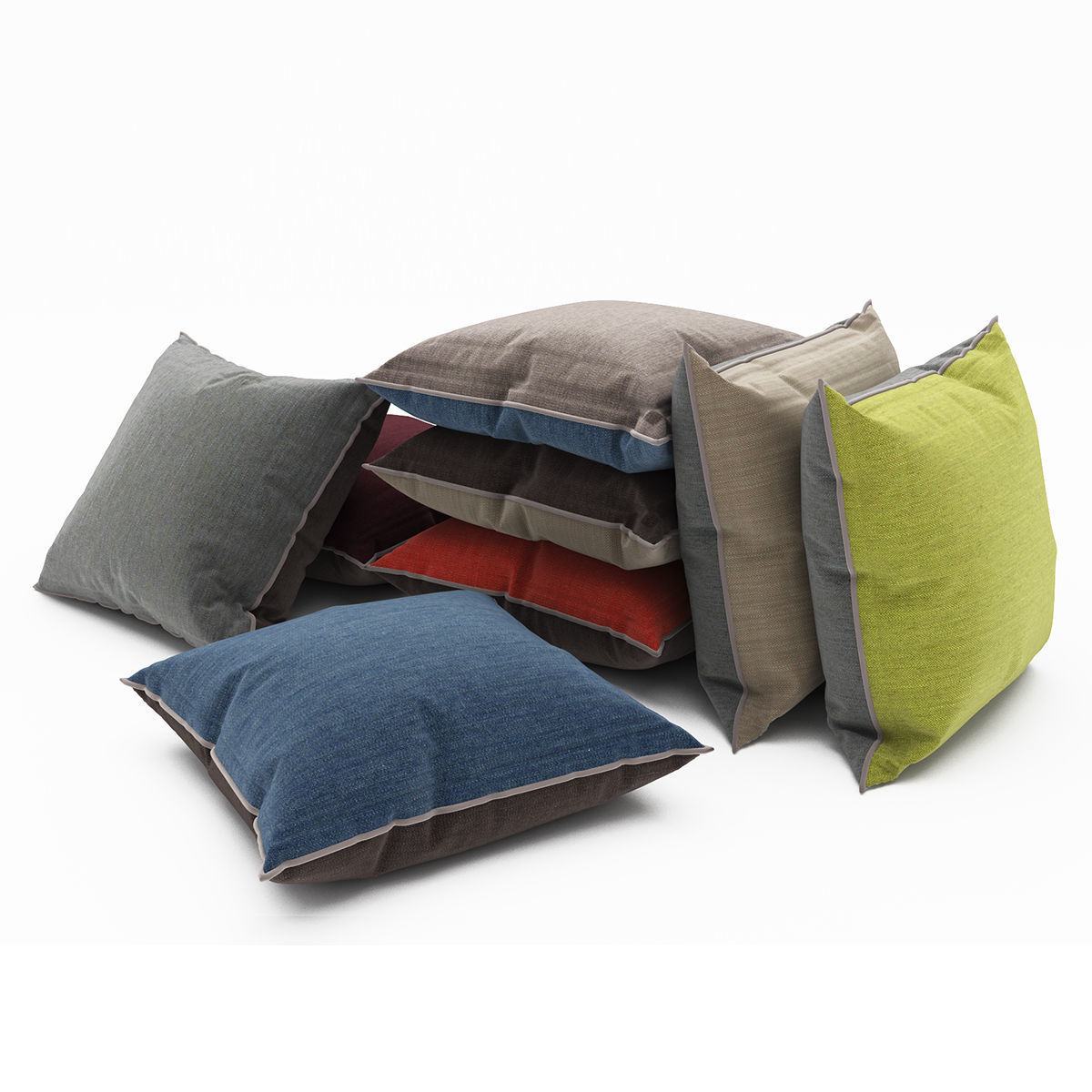 Pillows collection 72 3D model_5