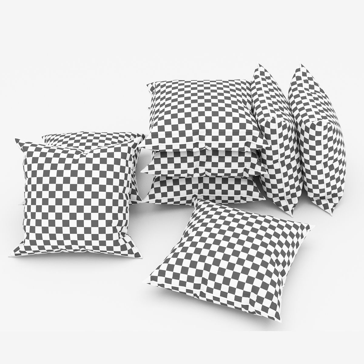 Pillows collection 72 3D model_8