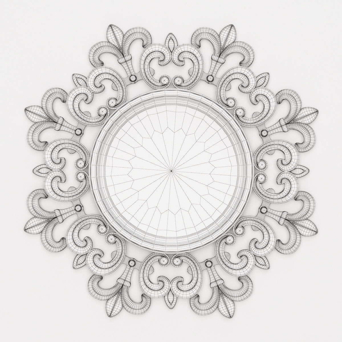 Mirror Classic  3D model_9